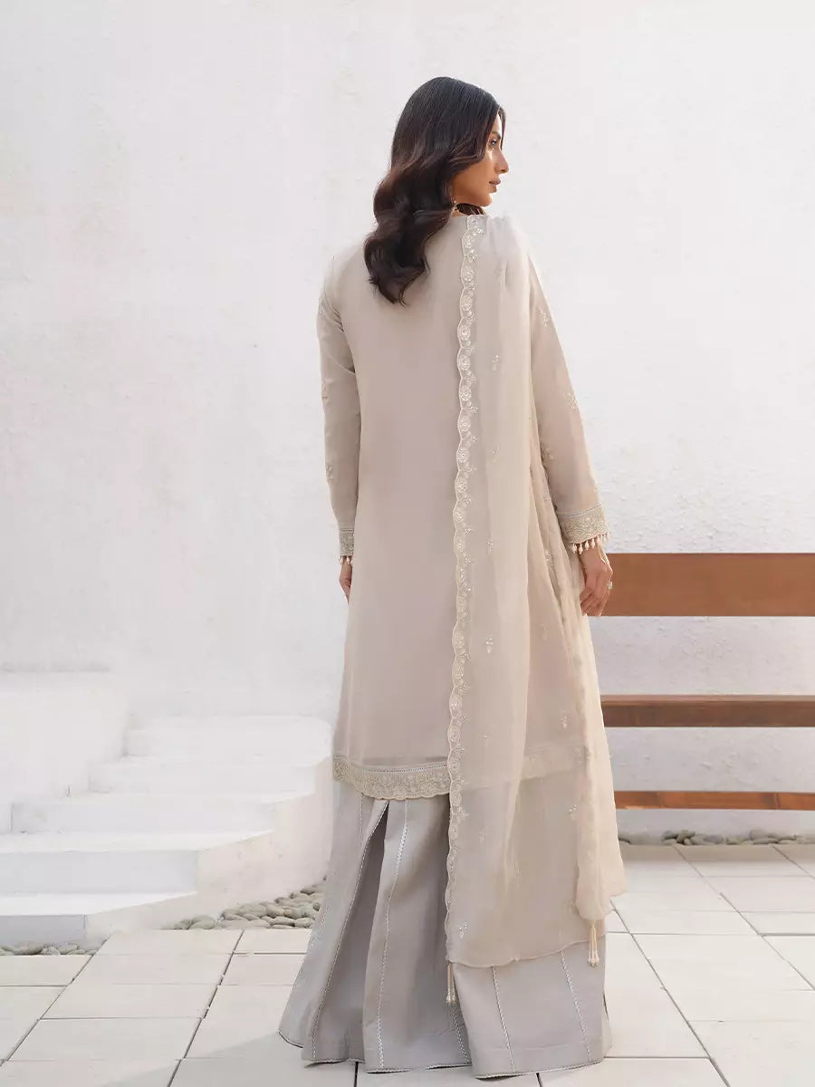 Salitex Unstitched Embroidered Chiffon 3 Piece Suit SUNW7CH105 - Festive Collection