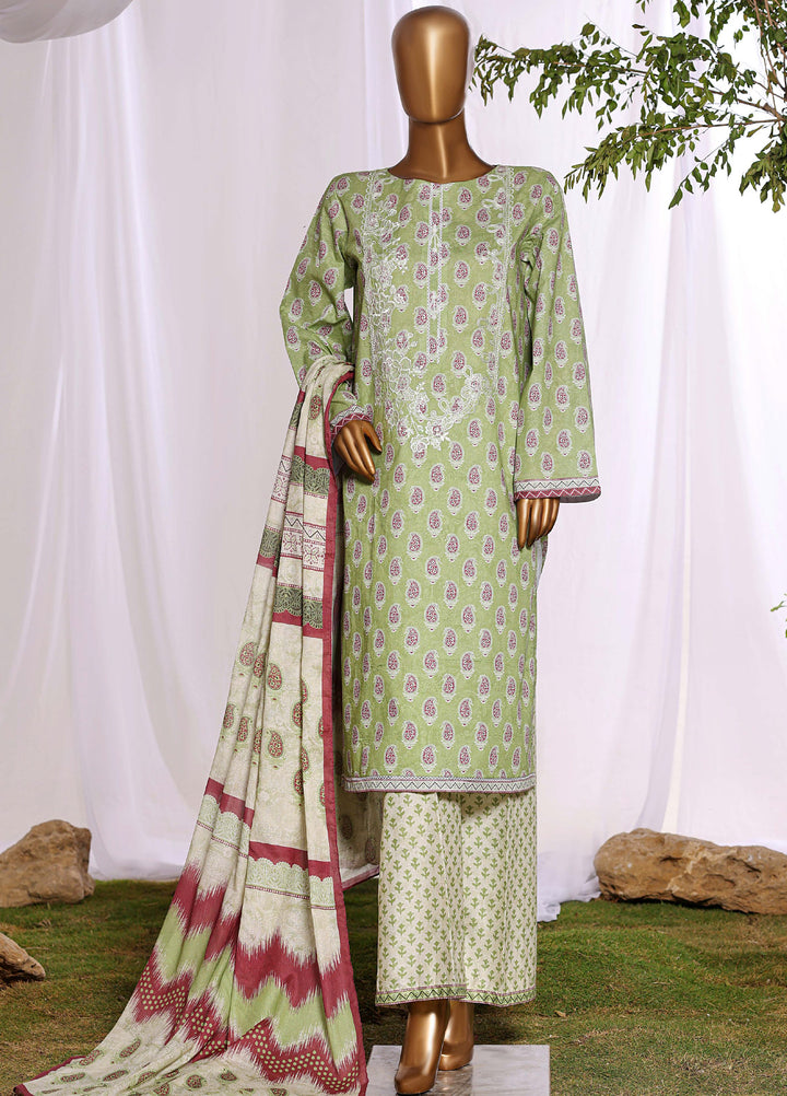 Daily Wear by HZ Textiles RTW Embroidered Lawn 3 Piece Suit HZ26PDW CPE-3P-042 - Casual Collection