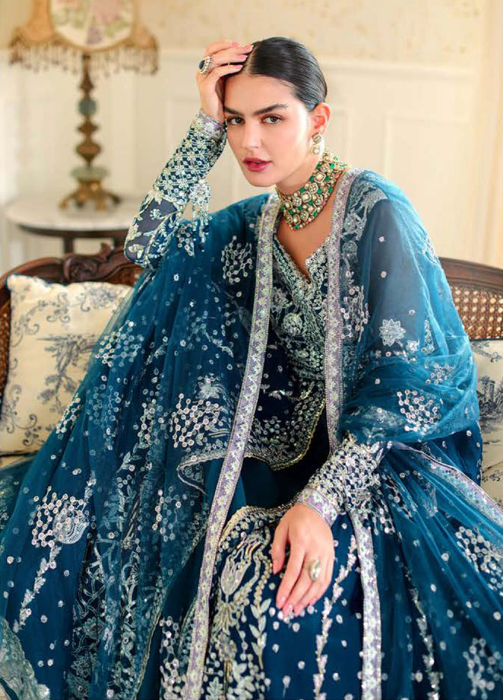 Whispers of Grace by Roheenaz Unstitched Embroidered Chiffon 3 Piece Suit RN26UWG Marcella RUNCH260202 - Wedding Collection
