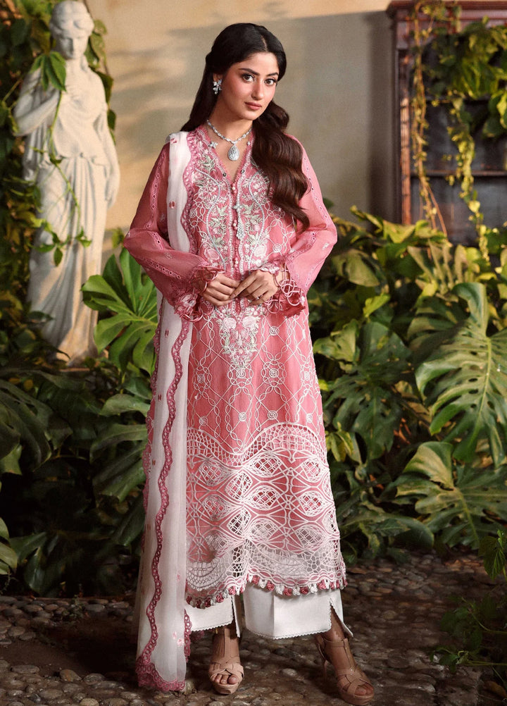 Sable Vogue Unstitched Embroidered Swiss Voile 3 Piece Suit SV26UL SL-08-26 - Summer Collection