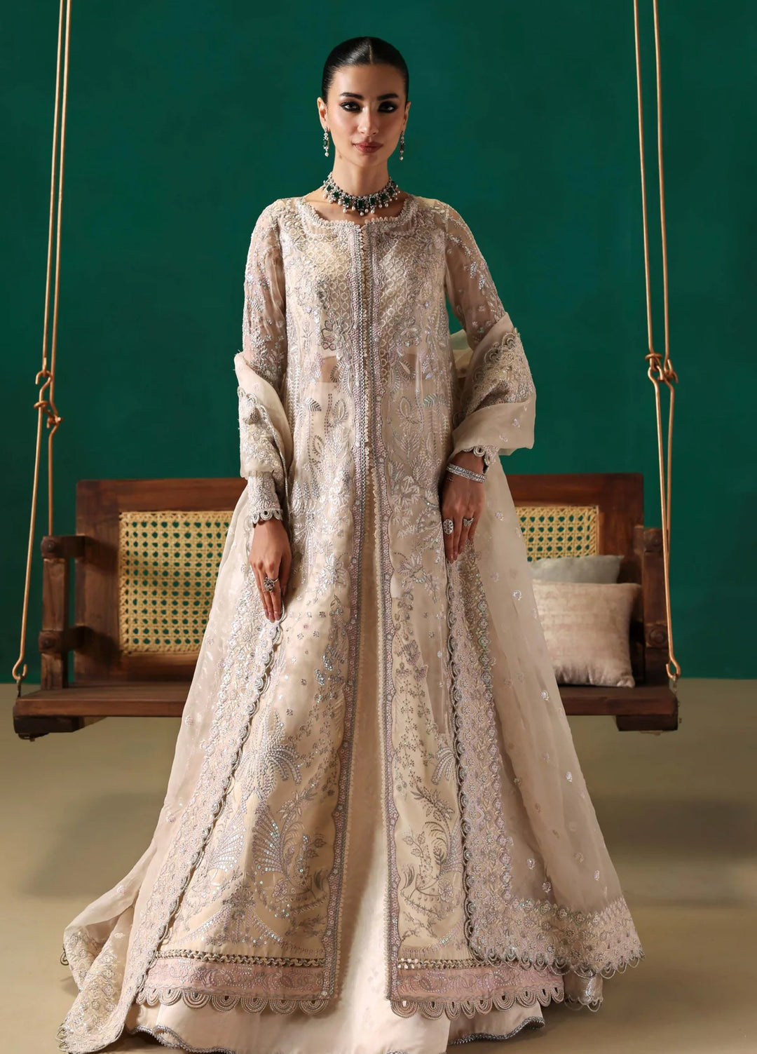 Sable Vogue Unstitched Embroidered Organza 3 Piece Suit SV26UL FC-04-25 - Summer Collection