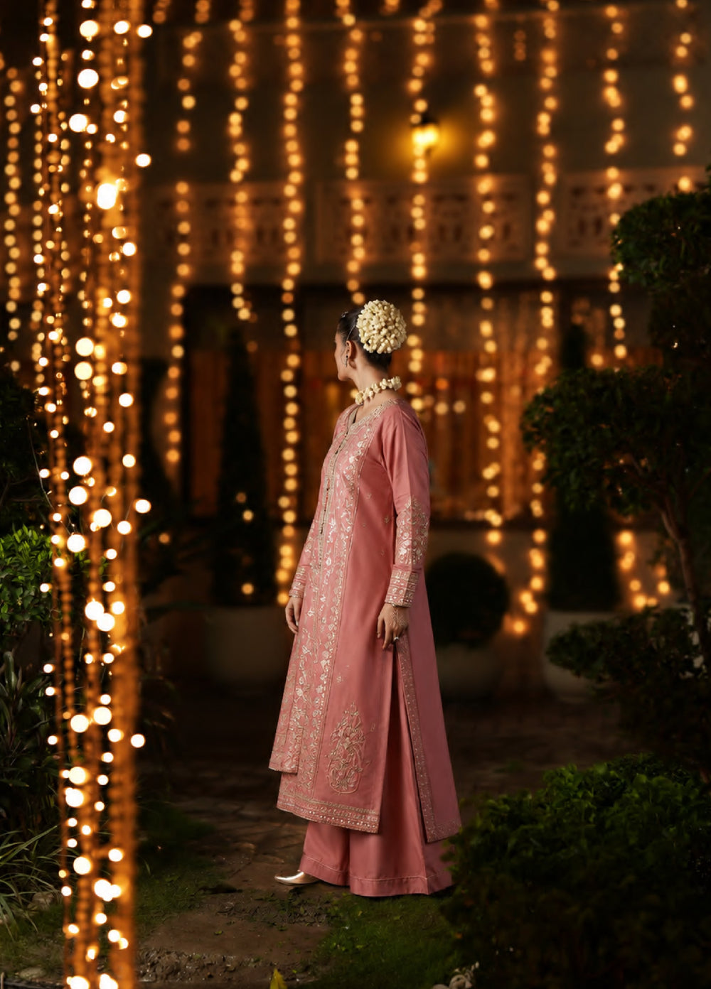 Chand Bali by Casuallite RTW Embroidered Viscose Silk 3 Piece Suit CL26UCR ZarGul - Wedding Collection