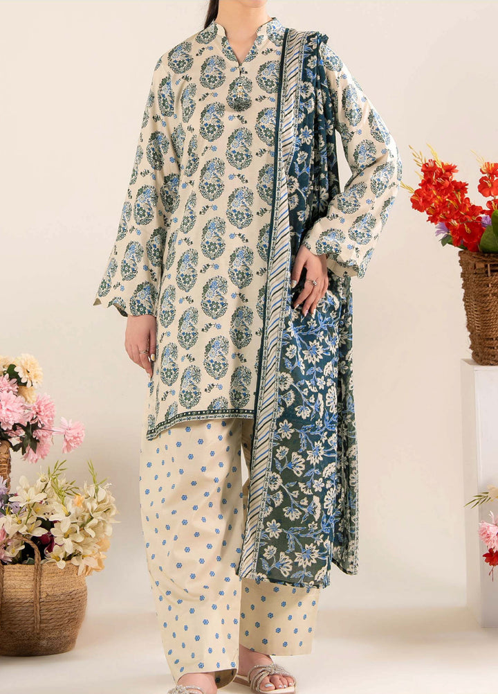 Narmin by Narkin's Unstitched Printed Lawn 3 Piece Suit NN26ULC NUSLW-3145 - Casual Collection