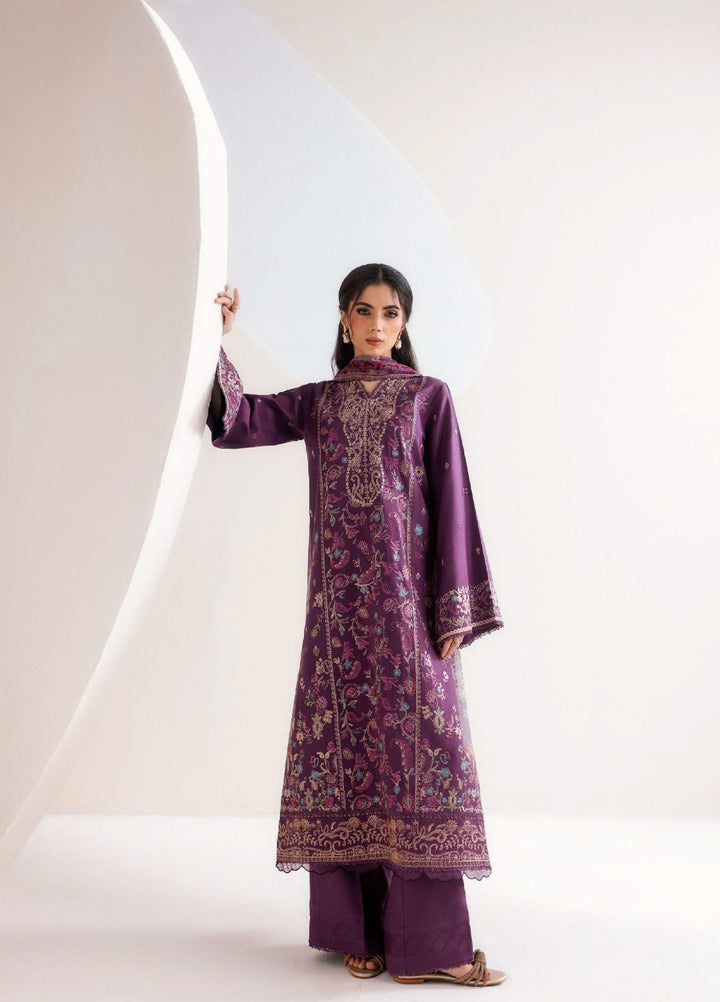 Intermix Zync by Florent Unstitched Embroidered Viscose 3 Piece Suit FL26UIZ FZ-8A - Casual Collection