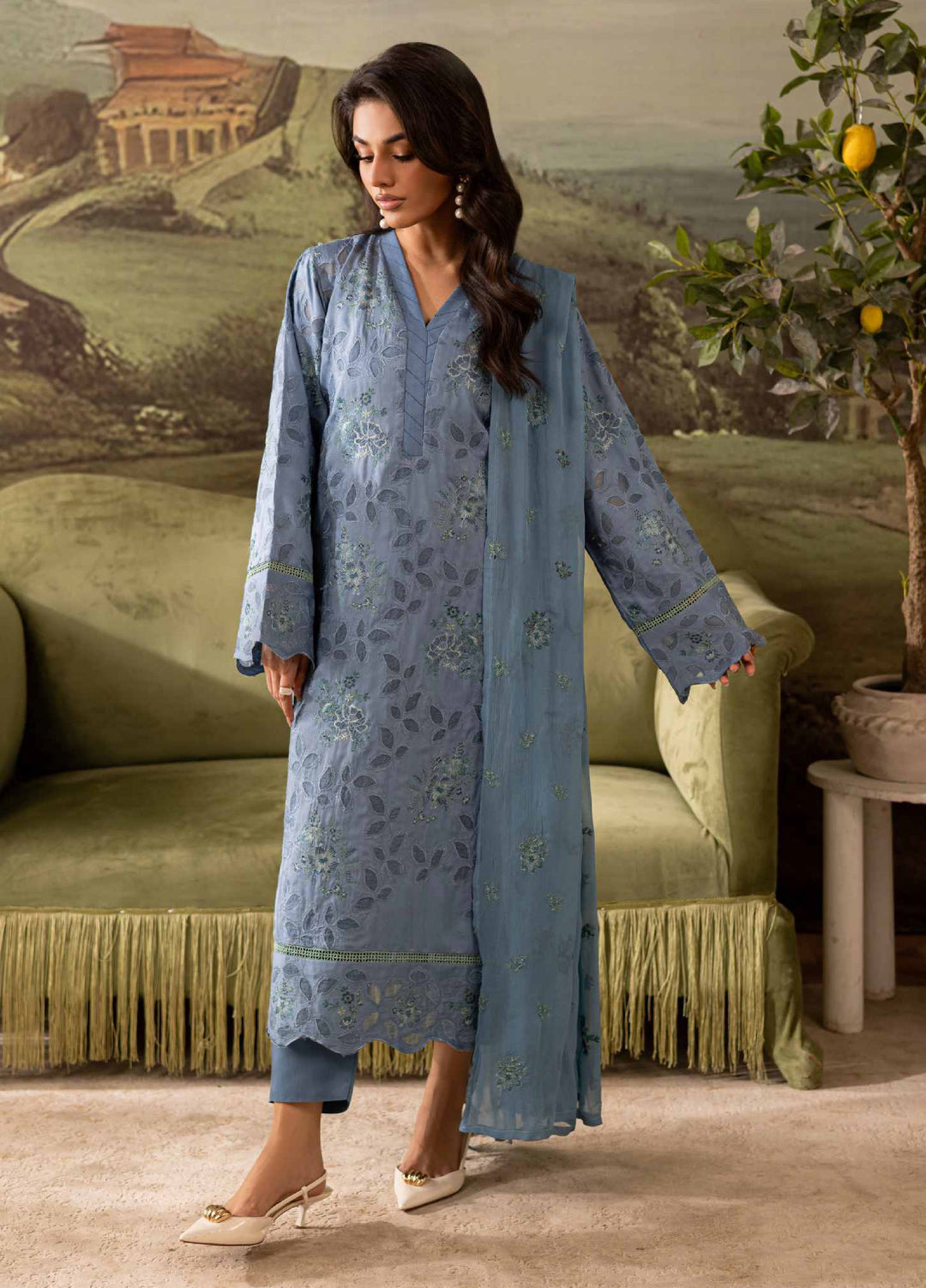 The Artisan's by Rashid Textiles Unstitched Embroidered Viscose 3 Piece Suit RT26UAV 4403 - Casual Collection