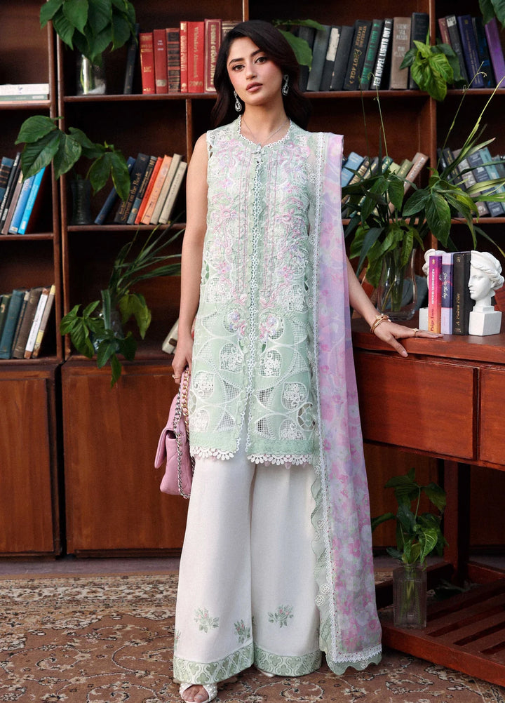 Sable Vogue Unstitched Embroidered Swiss Voile 3 Piece Suit SV26UL SL-06-26 - Summer Collection