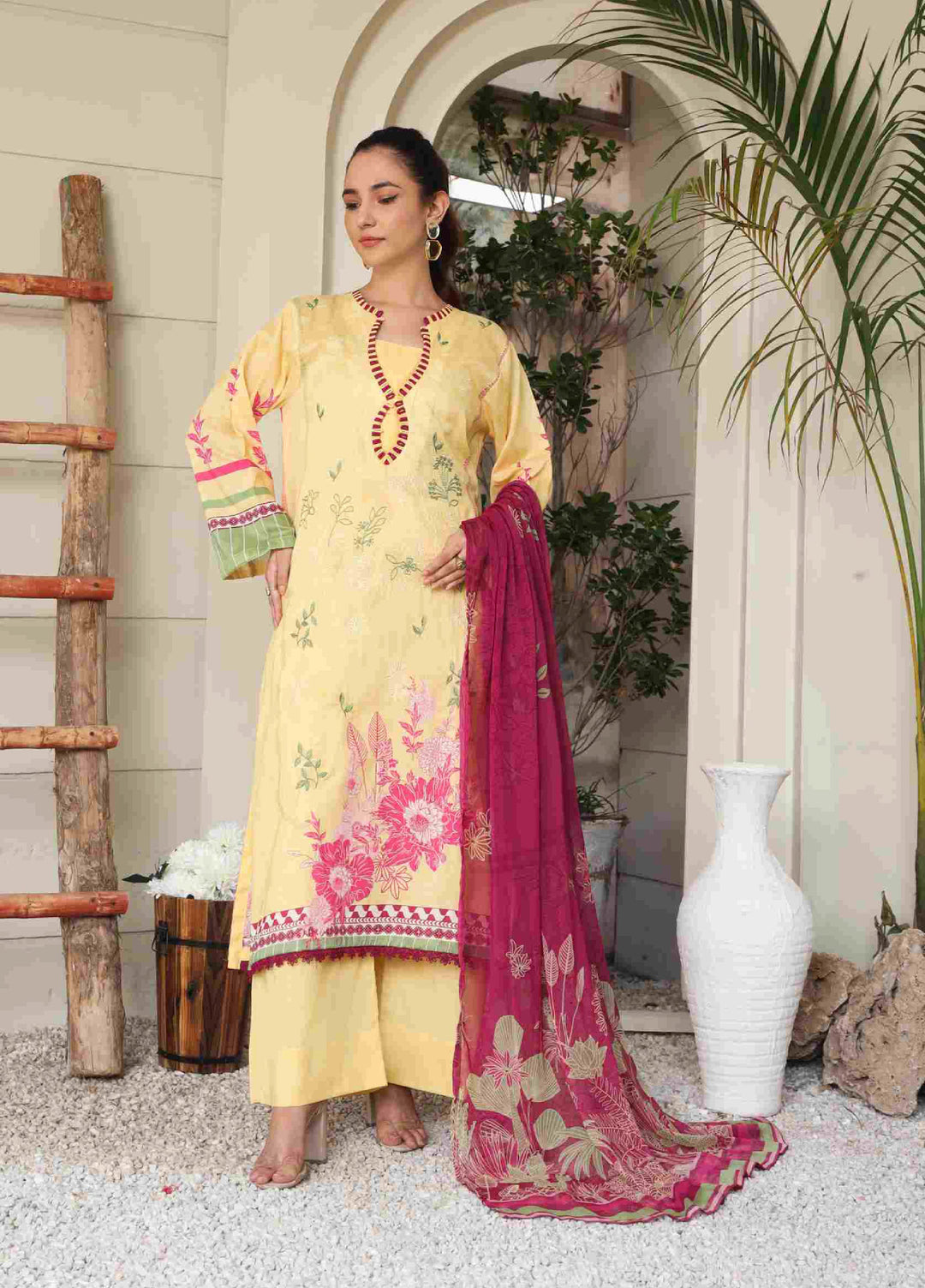 Kotor by Rashid Textiles Unstitched Embroidered Lawn 3 Piece Suit RT26ULK 9139 - Casual Collection