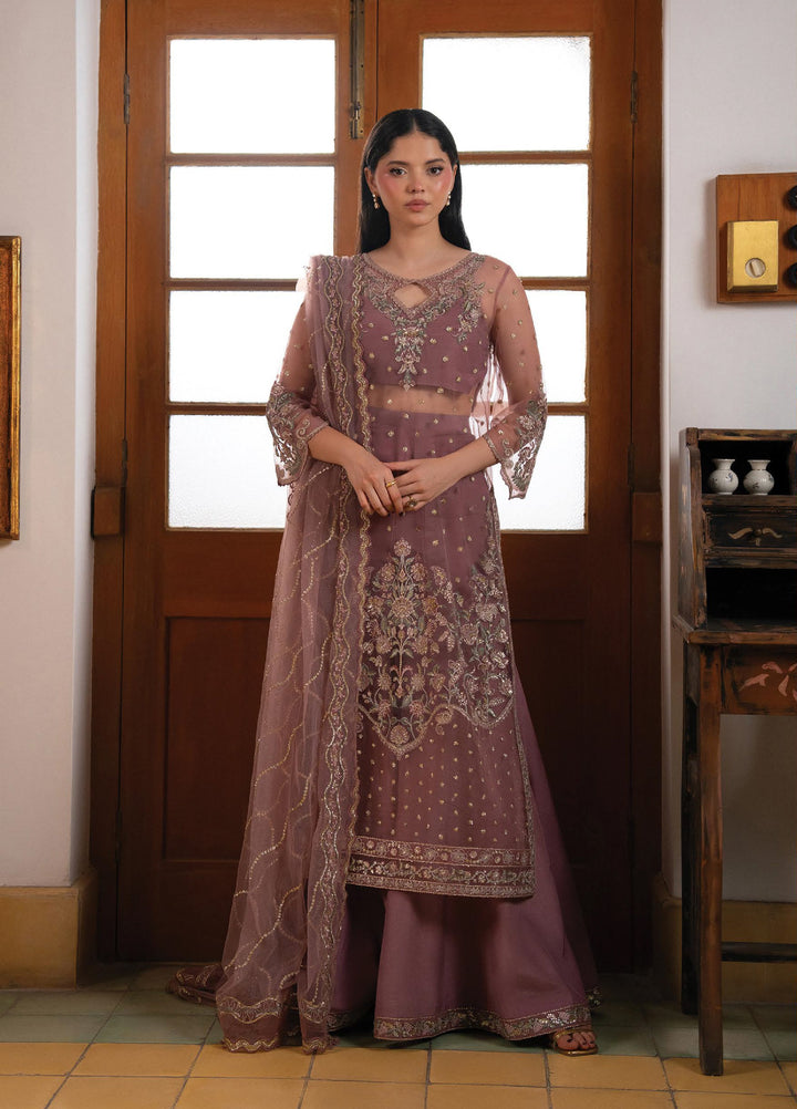 Pehli Nazar by Ayzel Unstitched Embroidered Poly Net 3 Piece Suit AAF26UPN Adaa AYZ-0170 - Wedding Collection