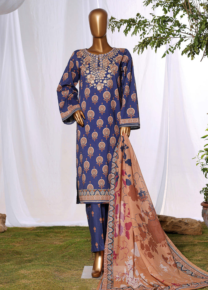 Daily Wear by HZ Textiles RTW Embroidered Lawn 3 Piece Suit HZ26PDW CPE-3P-048 - Casual Collection