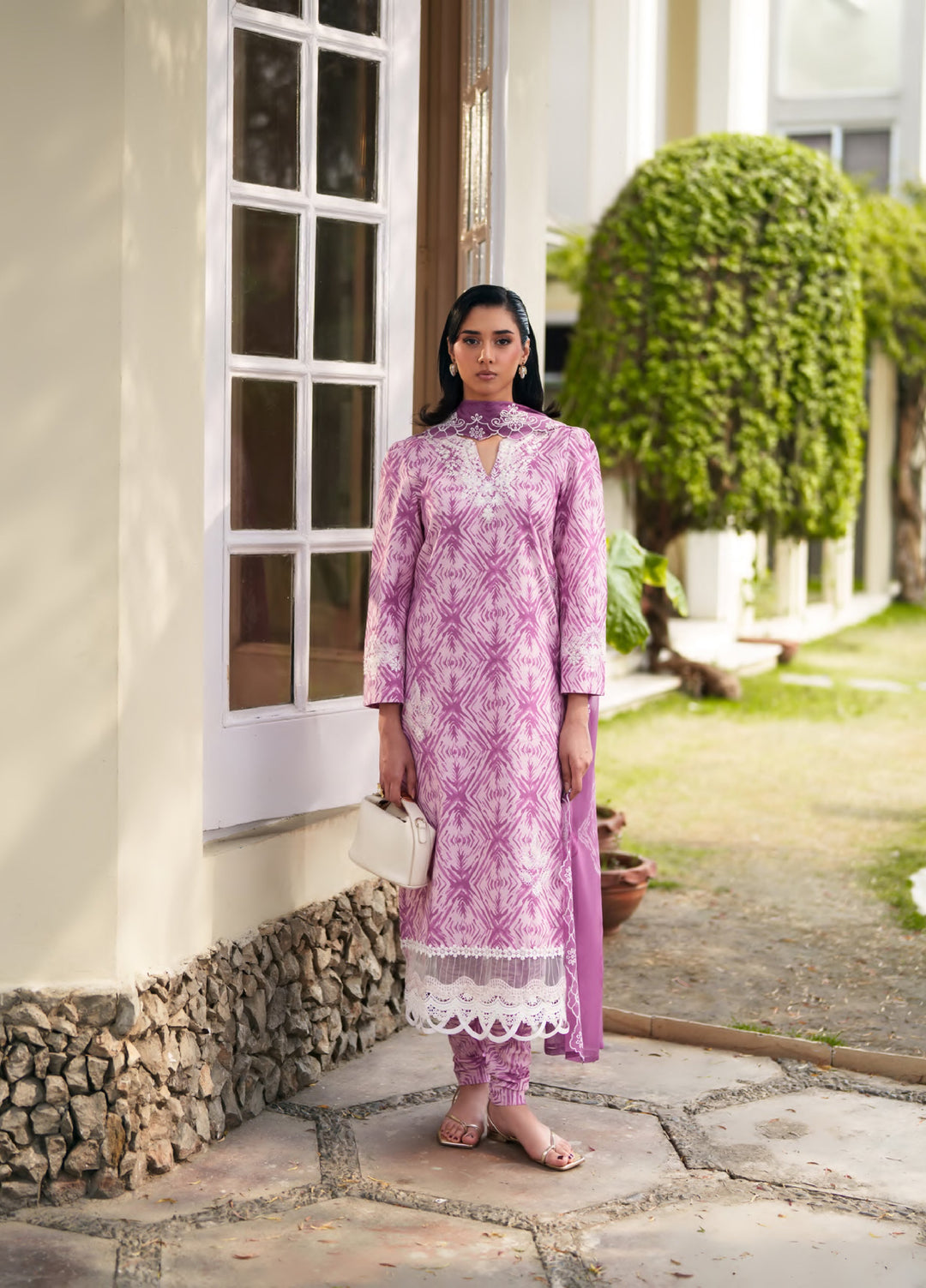 Bloom Enara by Rashid Textiles Unstitched Embroidered Lawn 3 Piece Suit RT26ULB 1004 - Casual Collection