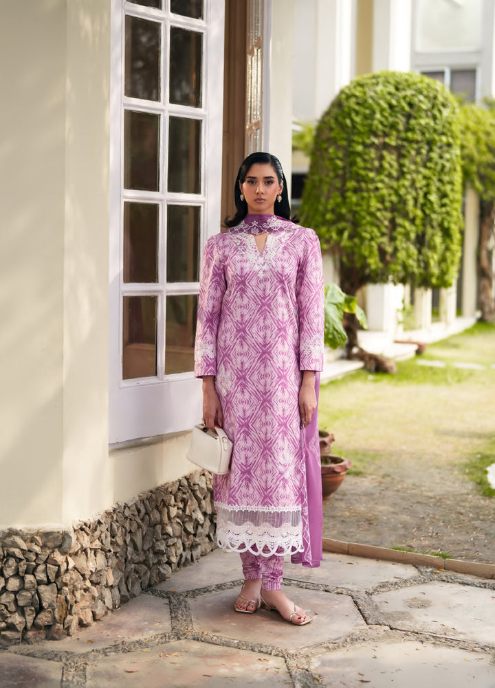 Bloom Enara by Rashid Textiles Unstitched Embroidered Lawn 3 Piece Suit RT26ULB 1004 - Casual Collection