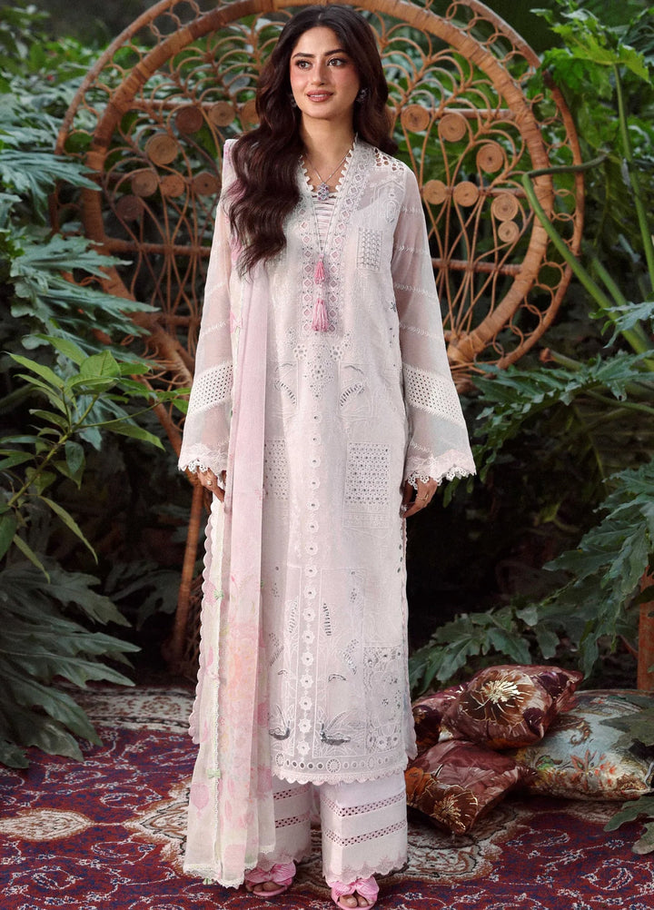 Sable Vogue Unstitched Embroidered Swiss Voile 3 Piece Suit SV26UL SL-03-26 - Summer Collection