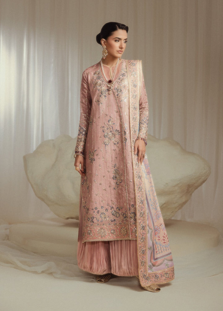 Aik Shaam by AIK Atelier Unstitched Embroidered Medium Silk 3 Piece Suit AIK26UAS C2603 - Wedding Collection