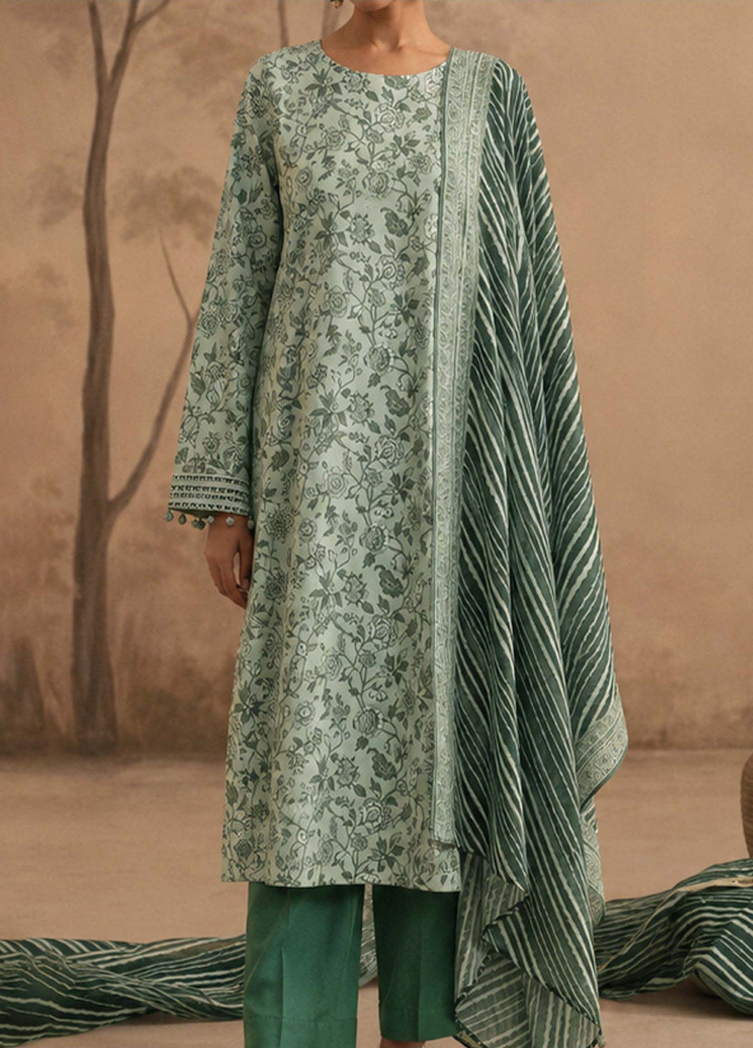 Narmin by Narkin's Unstitched Printed Lawn 3 Piece Suit NN26ULC NUSLW-3099 - Casual Collection