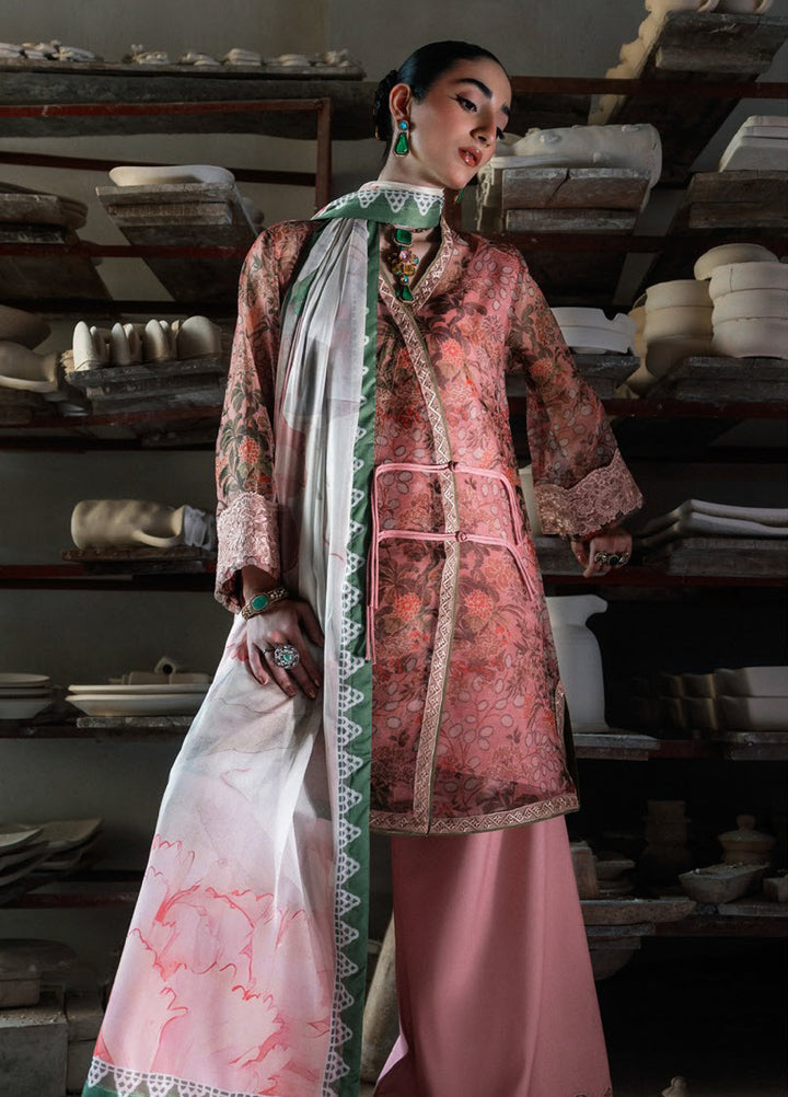 Lady Aik by AIK Atelier Unstitched Embroidered Organza 3 Piece Suit AIK26ULA 09 - Festive Collection