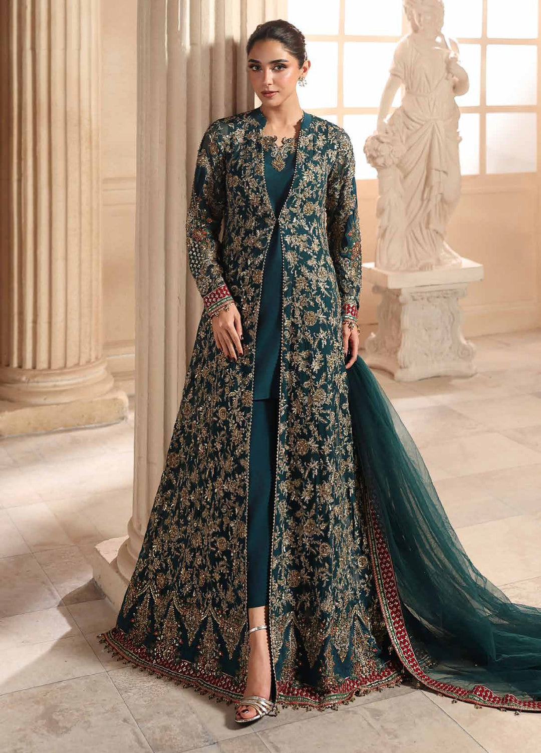 Dastan E Jashan by Charizma Unstitched Embroidered Chiffon 3 Piece Suit CHR26UDJ DJW6-05 - Festive Collection