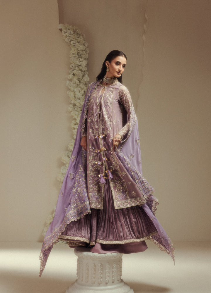 Aik Shaam by AIK Atelier Unstitched Embroidered Chiffon 3 Piece Suit AIK26UAS C2602 - Wedding Collection