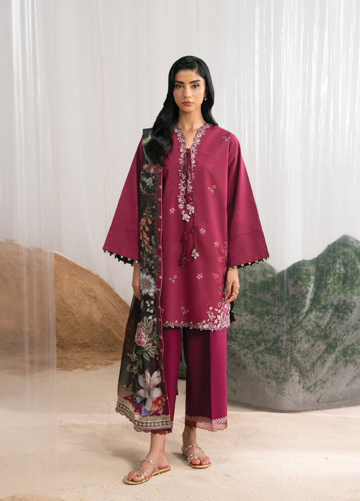 Nysa by Seran Unstitched Printed Cambric 3 Piece Suit SN26UNC Ruelle D-04 - Winter Collection