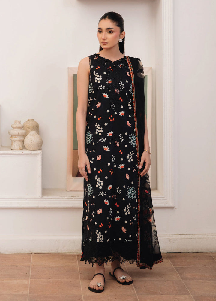 Summer Breeze by Humdum Unstitched Embroidered Lawn 3 Piece Suit HD26ULSB D-03 - Casual Collection