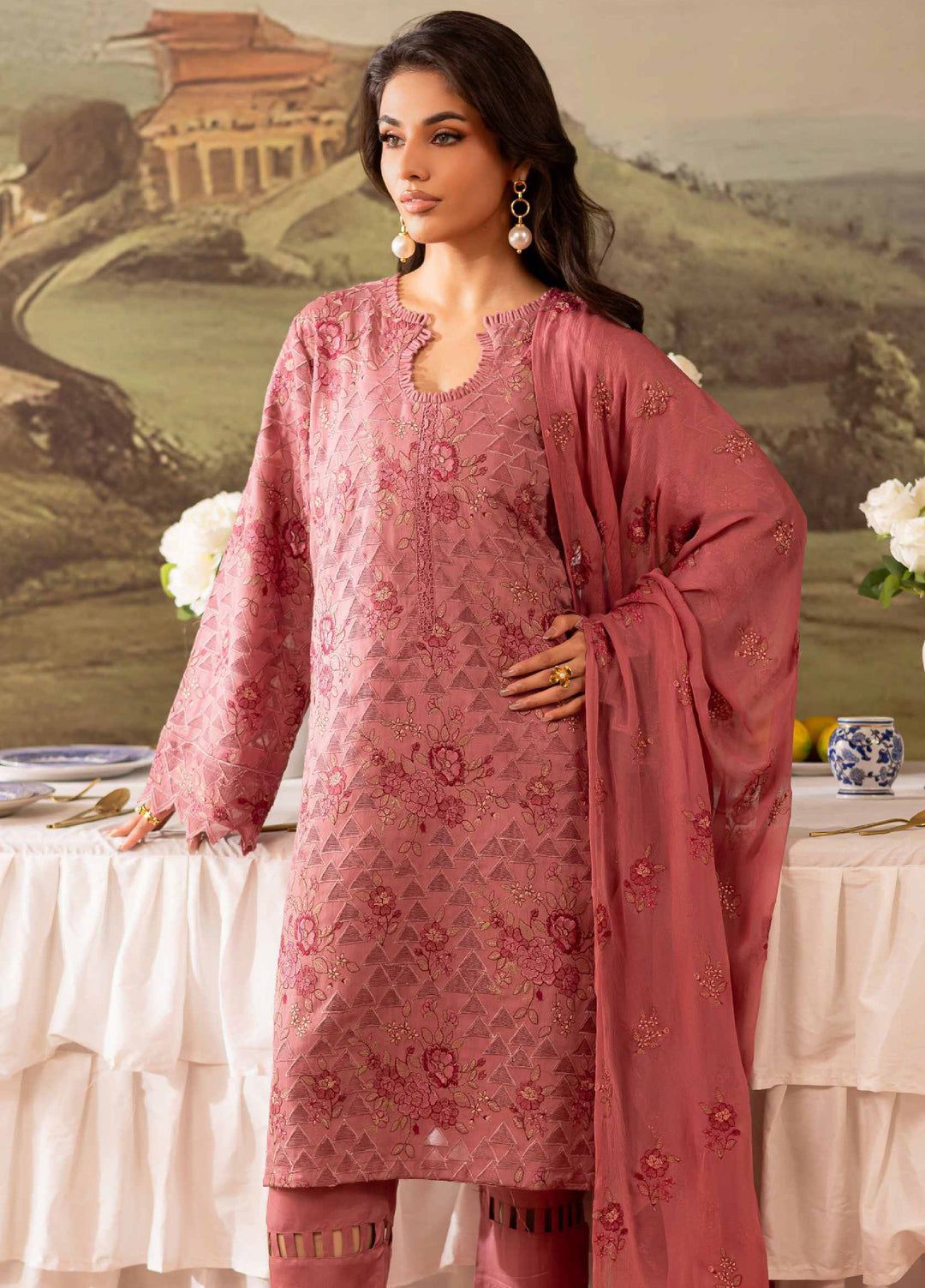 The Artisan's by Rashid Textiles Unstitched Embroidered Viscose 3 Piece Suit RT26UAV 4407 - Casual Collection