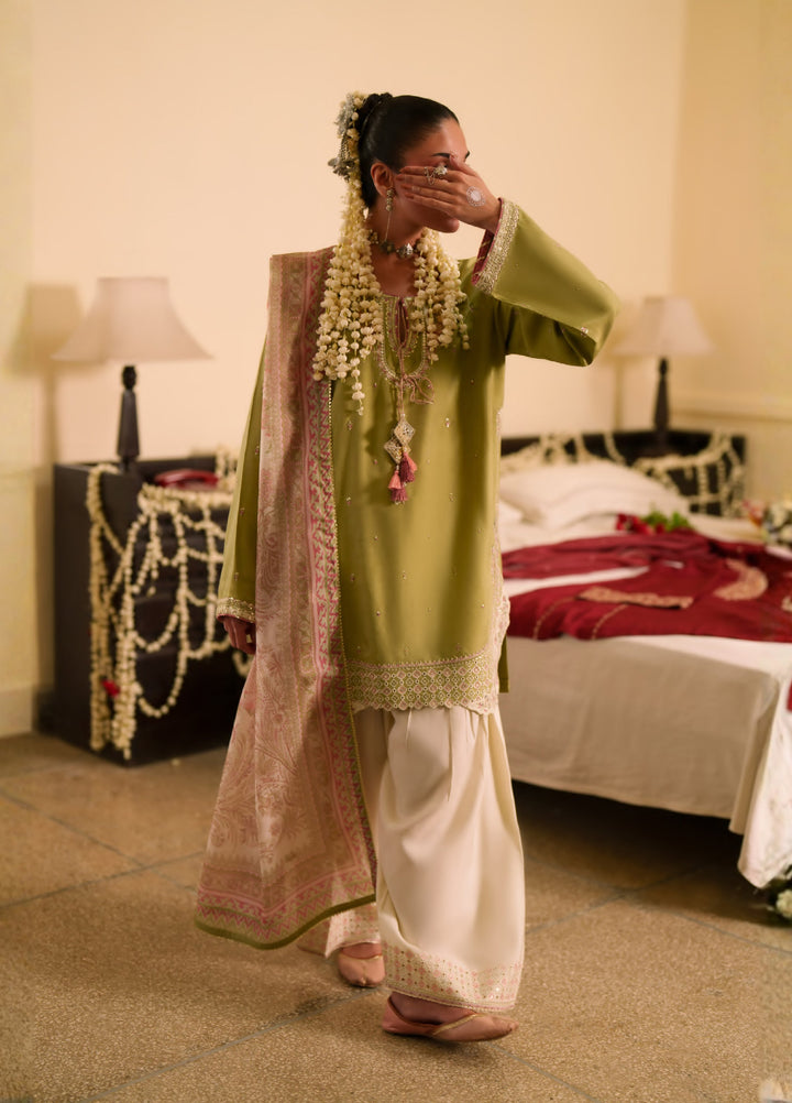 Chand Bali by Casual Lite RTW Embroidered Viscose Silk 3 Piece Suit CL26UCR Husn e Bahran - Wedding Collection