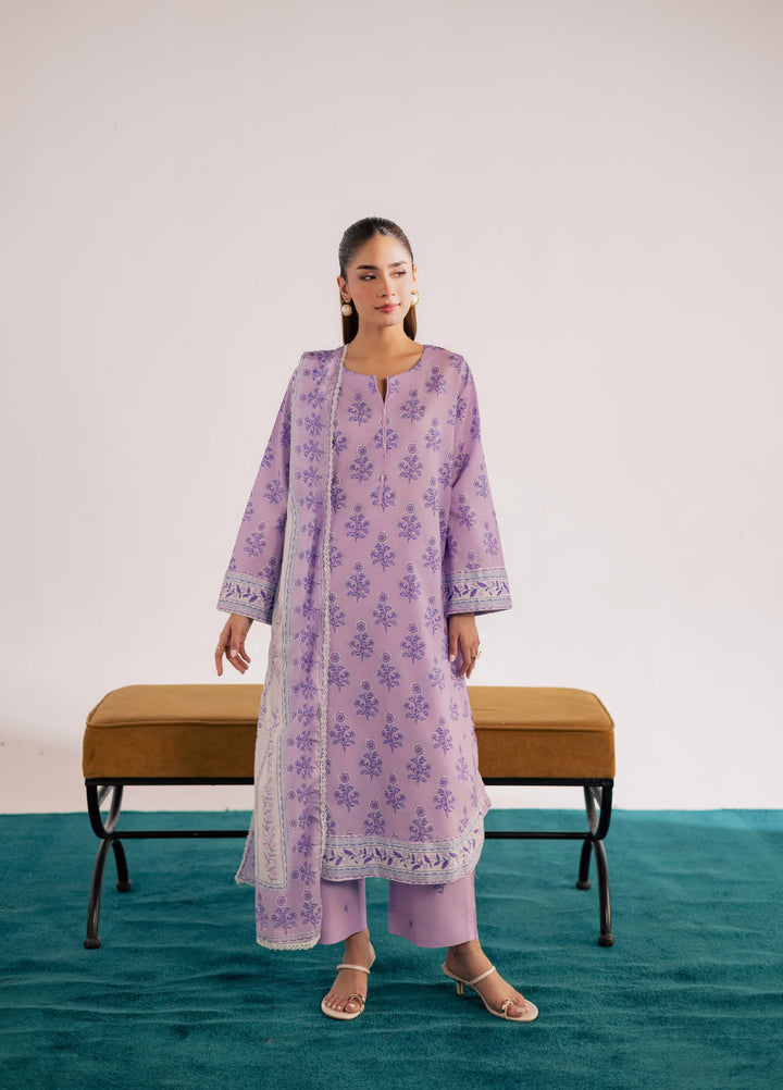 Print Diary by Rashid Textiles Unstitched Printed Lawn 3 Piece Suit RT26UPG 3779 - Casual Collection