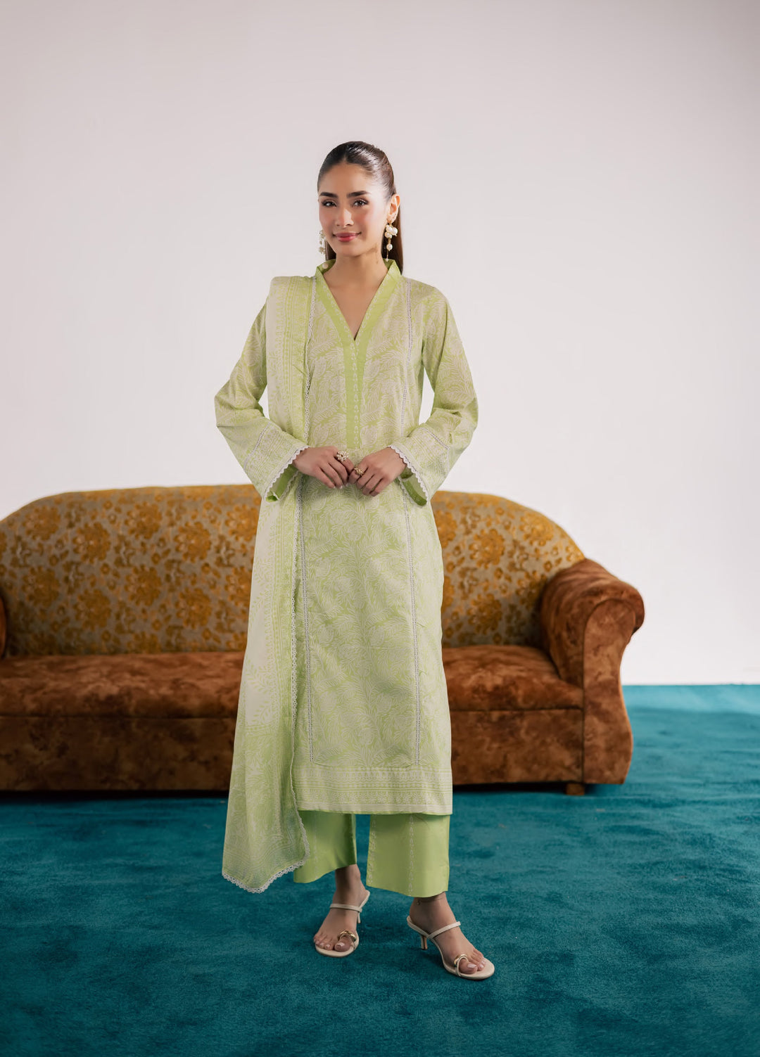 Print Diary by Rashid Textiles Unstitched Printed Lawn 3 Piece Suit RT26UPG 3772 - Casual Collection