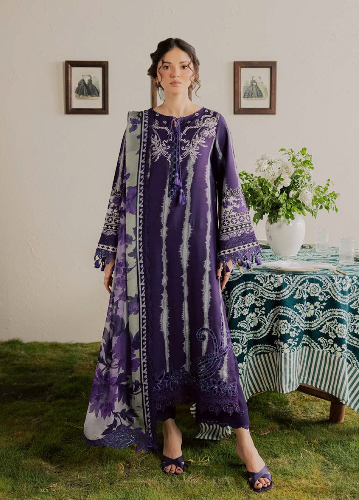 Gardenia by Nureh Unstitched Embroidered Viscose Slub 3 Piece Suit NU26UGV NSG-225 - Winter Collection