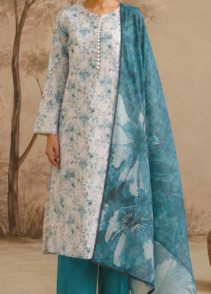 Narmin by Narkin's Unstitched Printed Lawn 3 Piece Suit NN26ULC NUSLW-3414 - Casual Collection