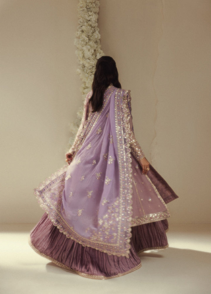 Aik Shaam by AIK Atelier Unstitched Embroidered Chiffon 3 Piece Suit AIK26UAS C2602 - Wedding Collection