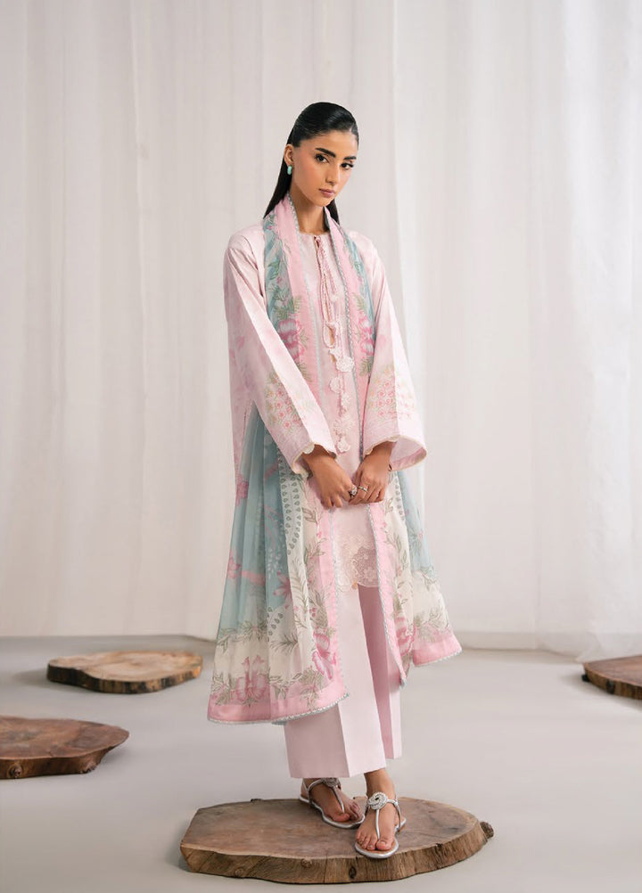 Nysa by Seran Unstitched Embroidered Cambric 3 Piece Suit SN26UNC Avelie D-05 - Winter Collection
