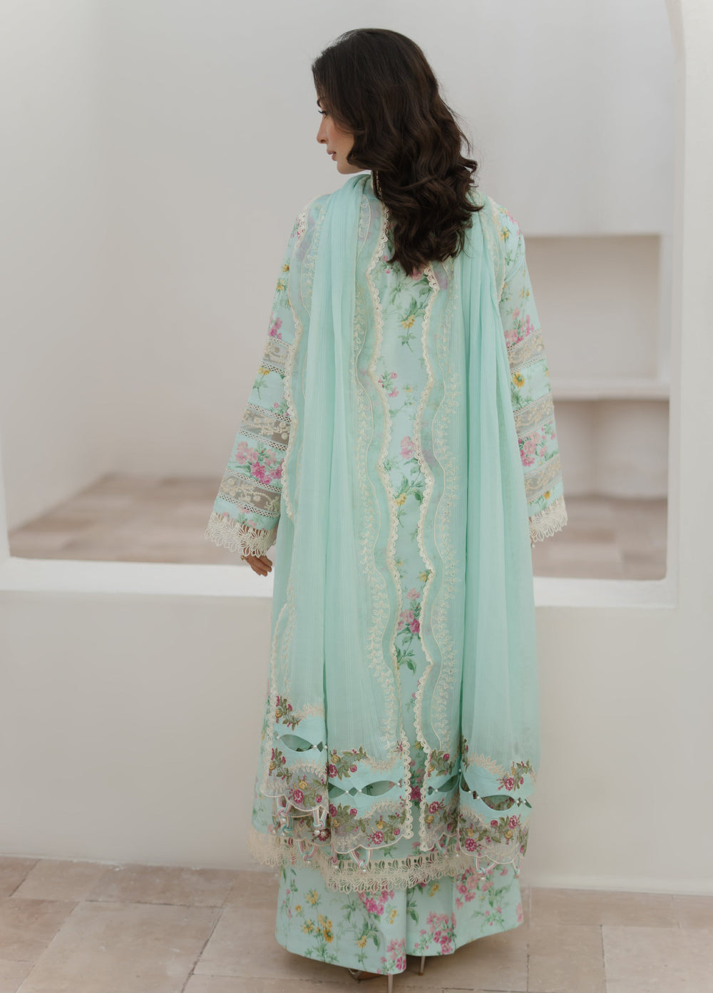 Summer Dream by Manara Unstitched Embroidered Lawn 3 Piece Suit MN26USDL Sea Breeze -03 - Casual Collection