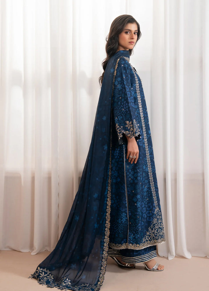 Deme by Xenia Formals Unstitched Embroidered Lawn 3 Piece Suit XE26UDF D-3 Ryelle - Festive Collection