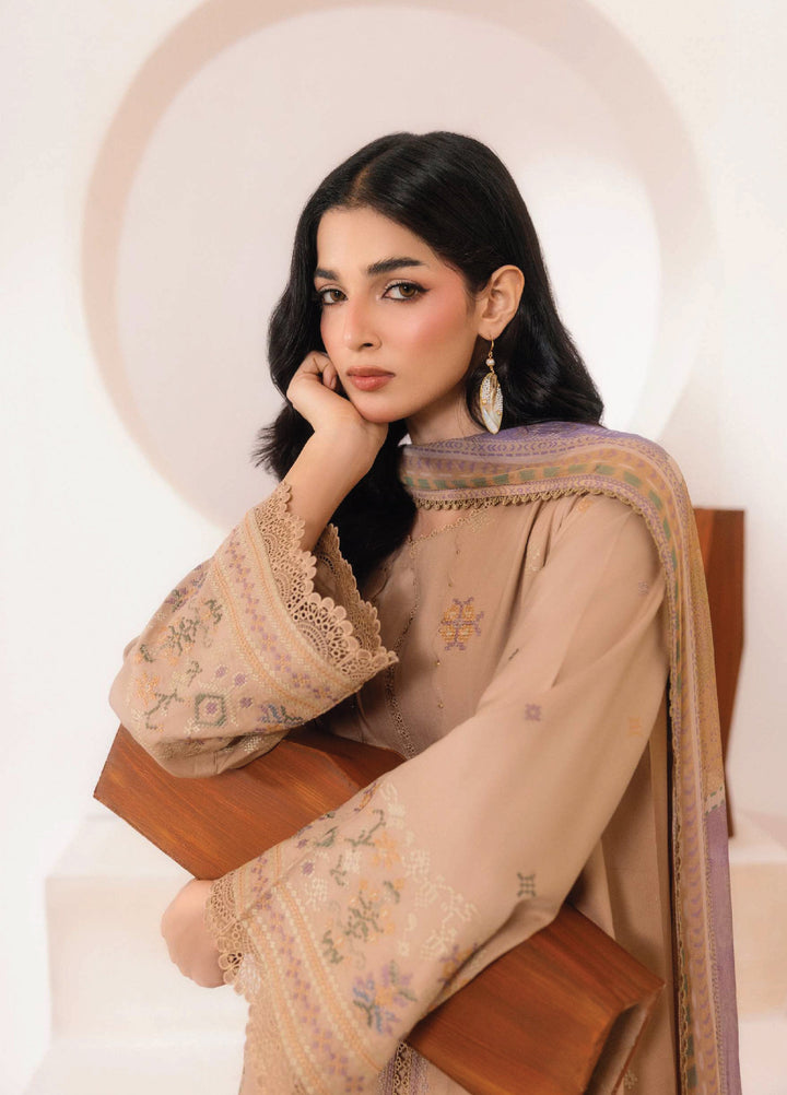 Intermix Zync by Florent Unstitched Embroidered Viscose 3 Piece Suit FL26UIZ FZ-3A - Casual Collection