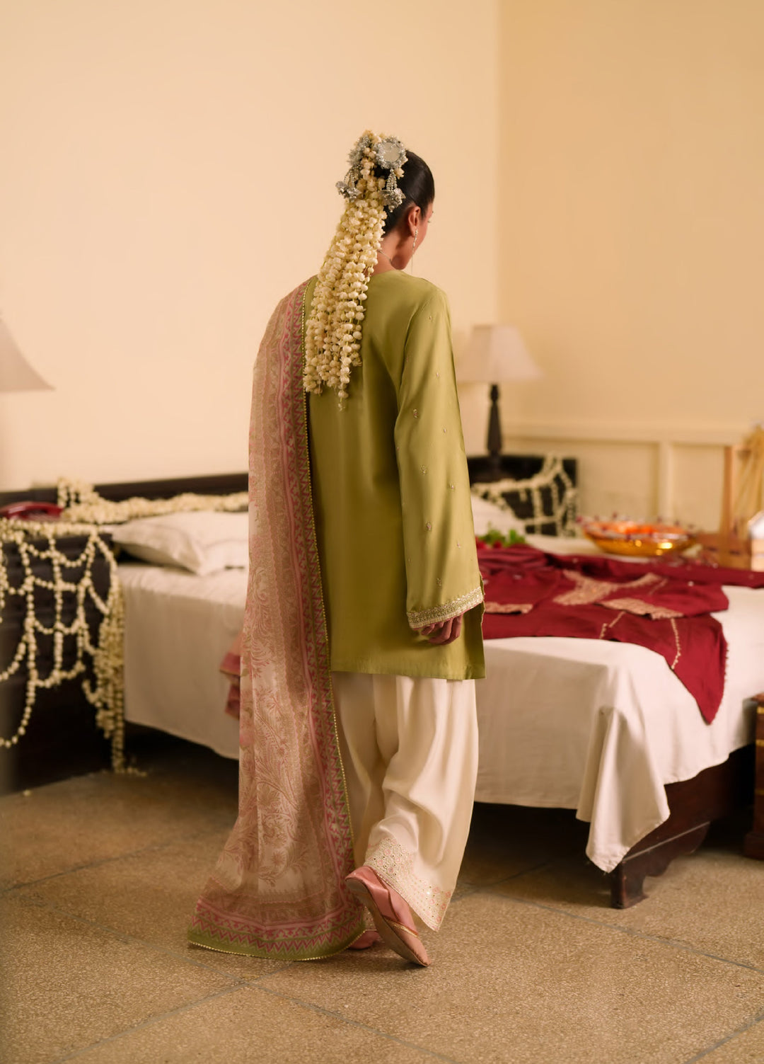 Chand Bali by Casual Lite RTW Embroidered Viscose Silk 3 Piece Suit CL26UCR Husn e Bahran - Wedding Collection