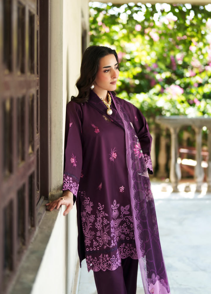 Golden Enara by Rashid Textiles Unstitched Embroidered Lawn 3 Piece Suit RT26ULG 3709 - Casual Collection