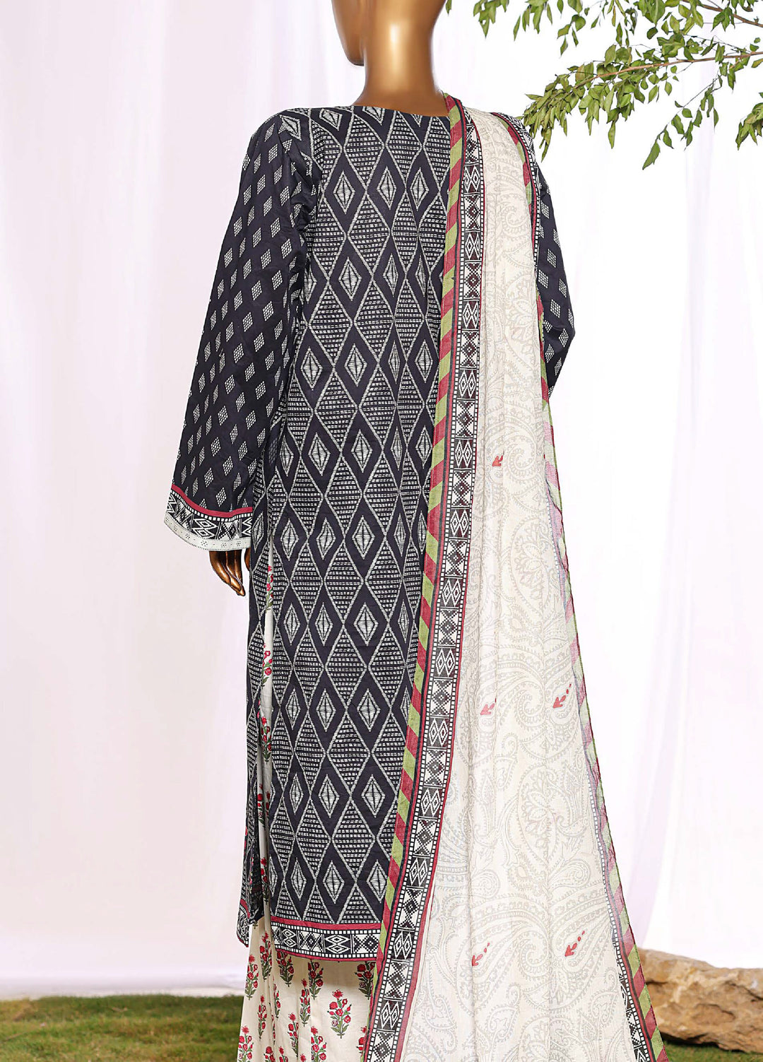 Daily Wear by HZ Textiles RTW Embroidered Lawn 3 Piece Suit HZ26PDW CPE-3P-044 - Casual Collection