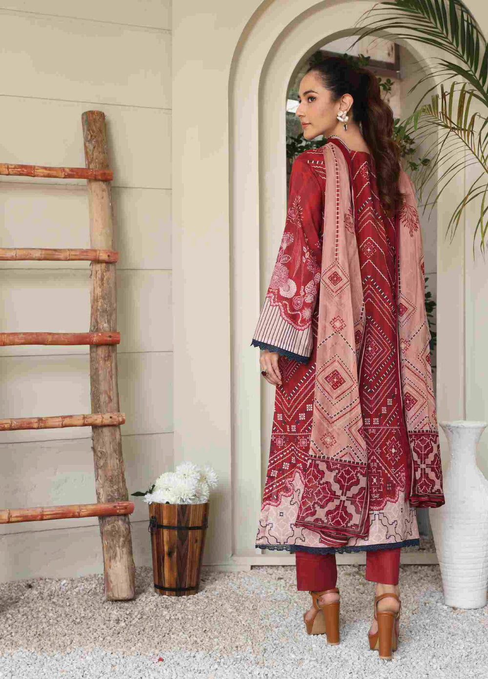 Kotor by Rashid Textiles Unstitched Embroidered Lawn 3 Piece Suit RT26ULK 9133 - Casual Collection