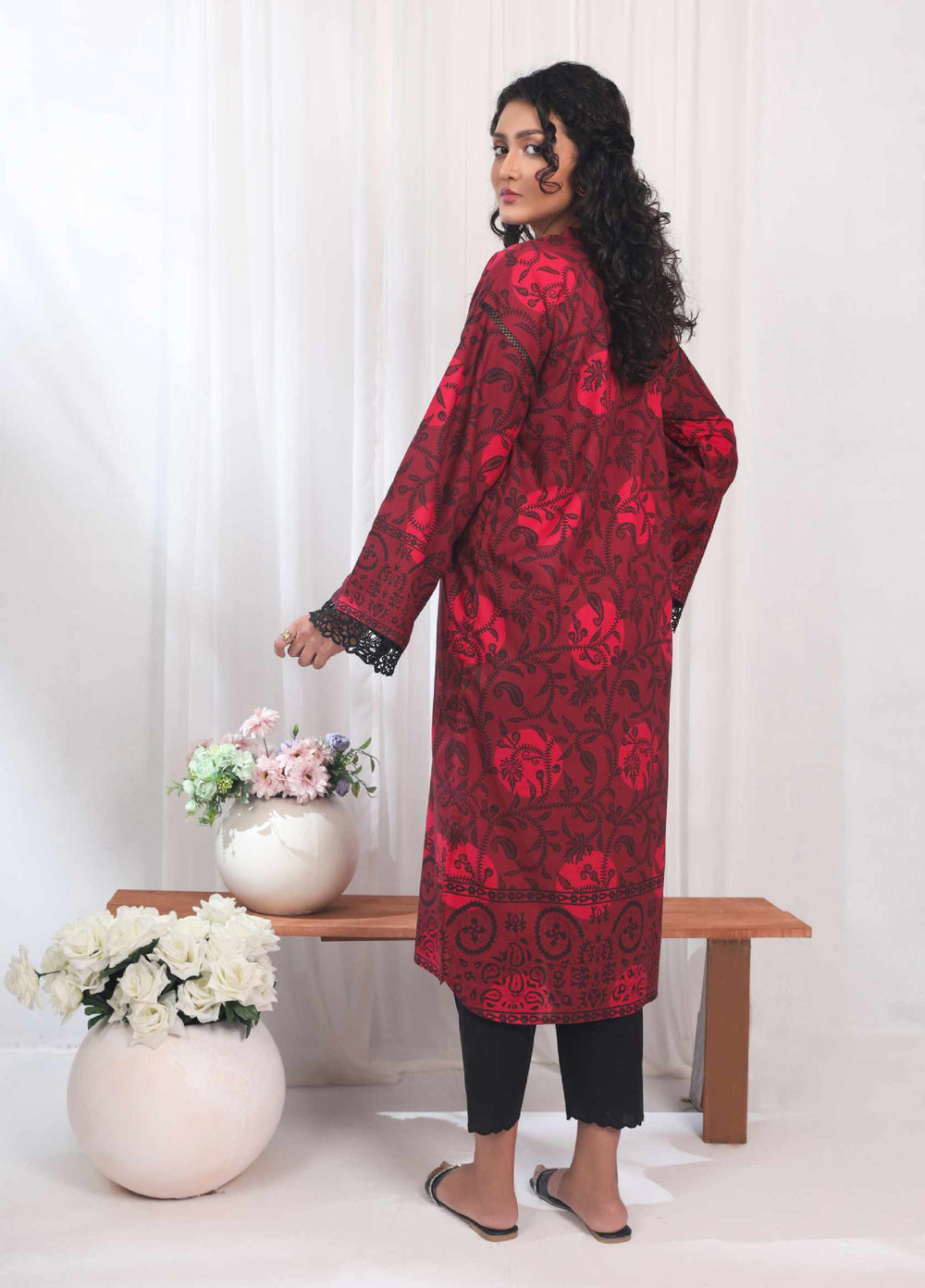 Kamyab Kurti by Rashid Textiles Unstitched Printed Lawn 1 Piece Suit RT26ULK 8756 - Casual Collection