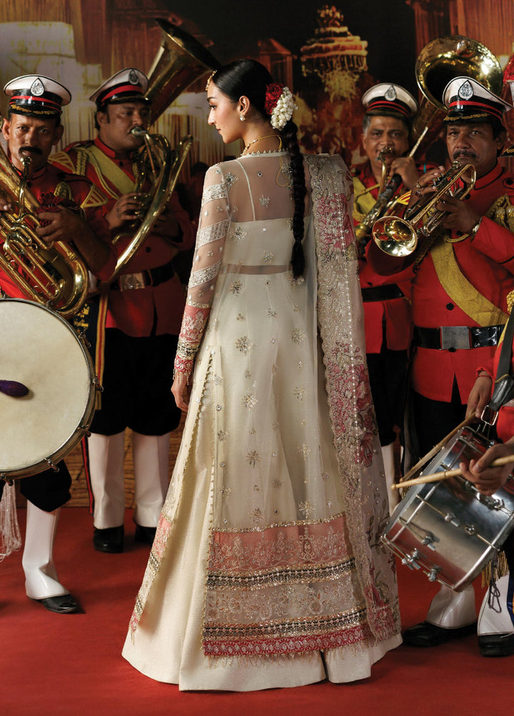 Shehnai by Afrozeh Unstitched Hand work Khaadi Net 3 Piece Suit AF26USW Rang-E-Wafa AFR-0154 - Wedding Collection