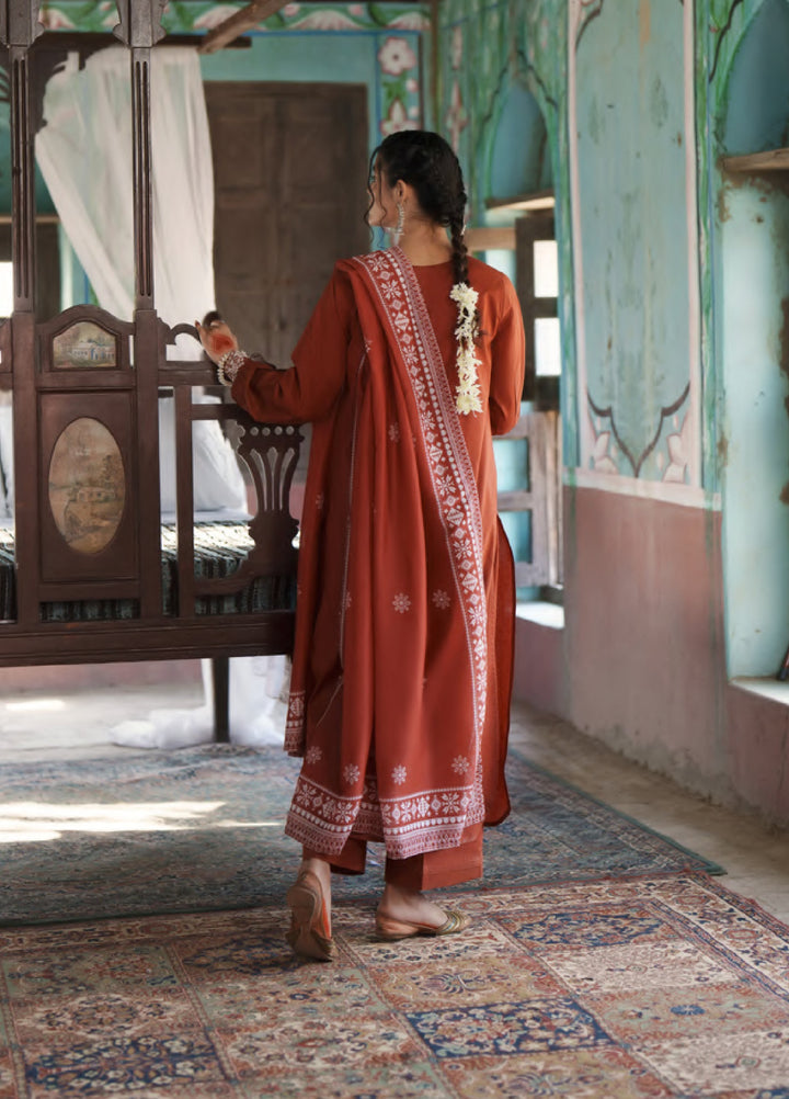 Before Sunset by Casual Lite RTW Embroidered Cotton Lawn 3 Piece Suit CL26PBS Summer Serenade - Casual Collection
