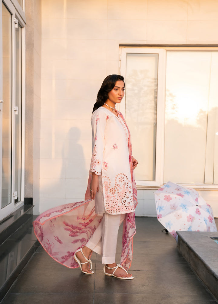 Ekiya by Rashid Textiles Unstitched Embroidered Lawn 3 Piece Suit RT26ULE 3767 - Casual Collection