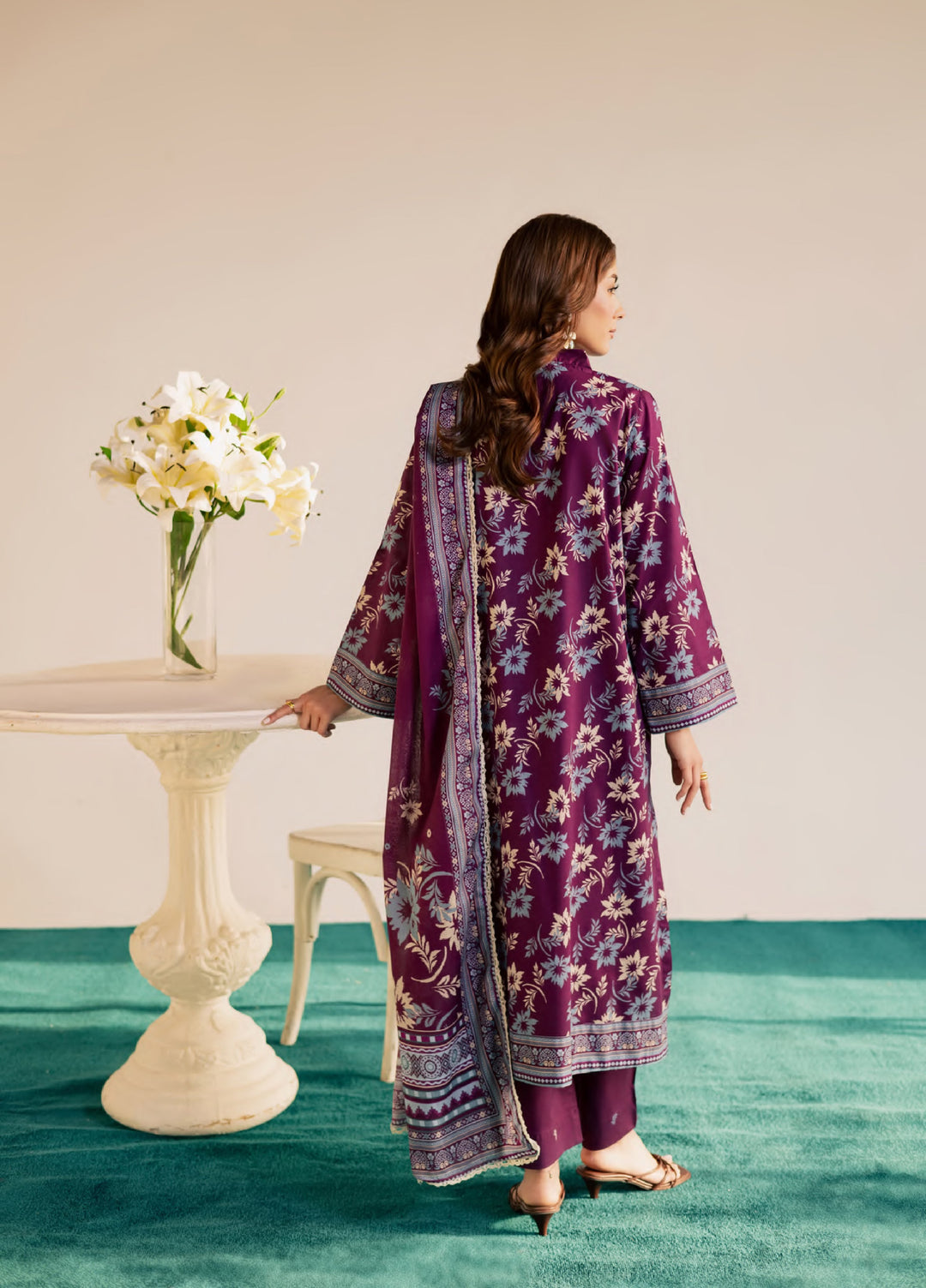 Print Diary by Rashid Textiles Unstitched Printed Lawn 3 Piece Suit RT26UPG 3780 - Casual Collection