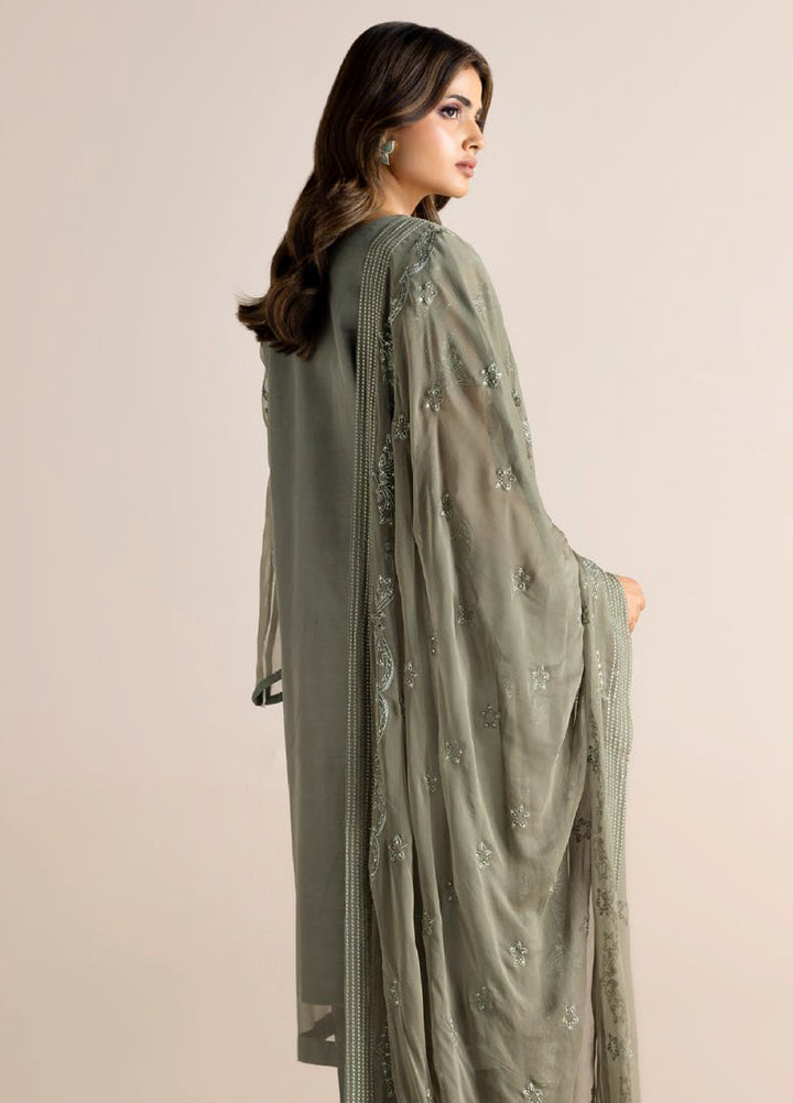 Aura by Zebtan RTW Embroidered Organza 3 Piece Suit ZB26UAL A-04 - Festive Collection