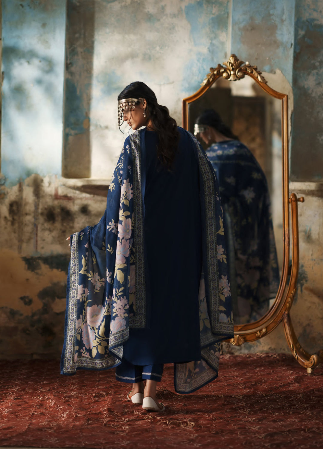 Before Sunset by Casual Lite RTW Embroidered Cotton Lawn 3 Piece Suit CL26PBS Mystic Reverie - Casual Collection