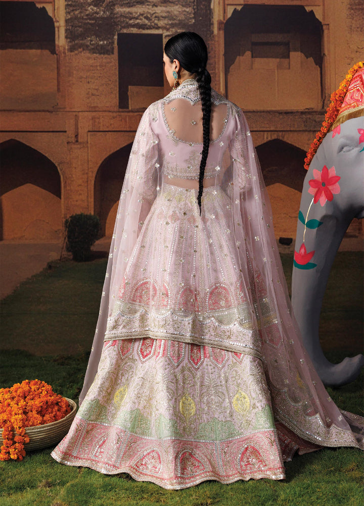 Shehnai by Afrozeh Unstitched Hand work Raw Silk 2 Piece Suit AF26USW Gul-E-Roshan AFR-0153 - Wedding Collection