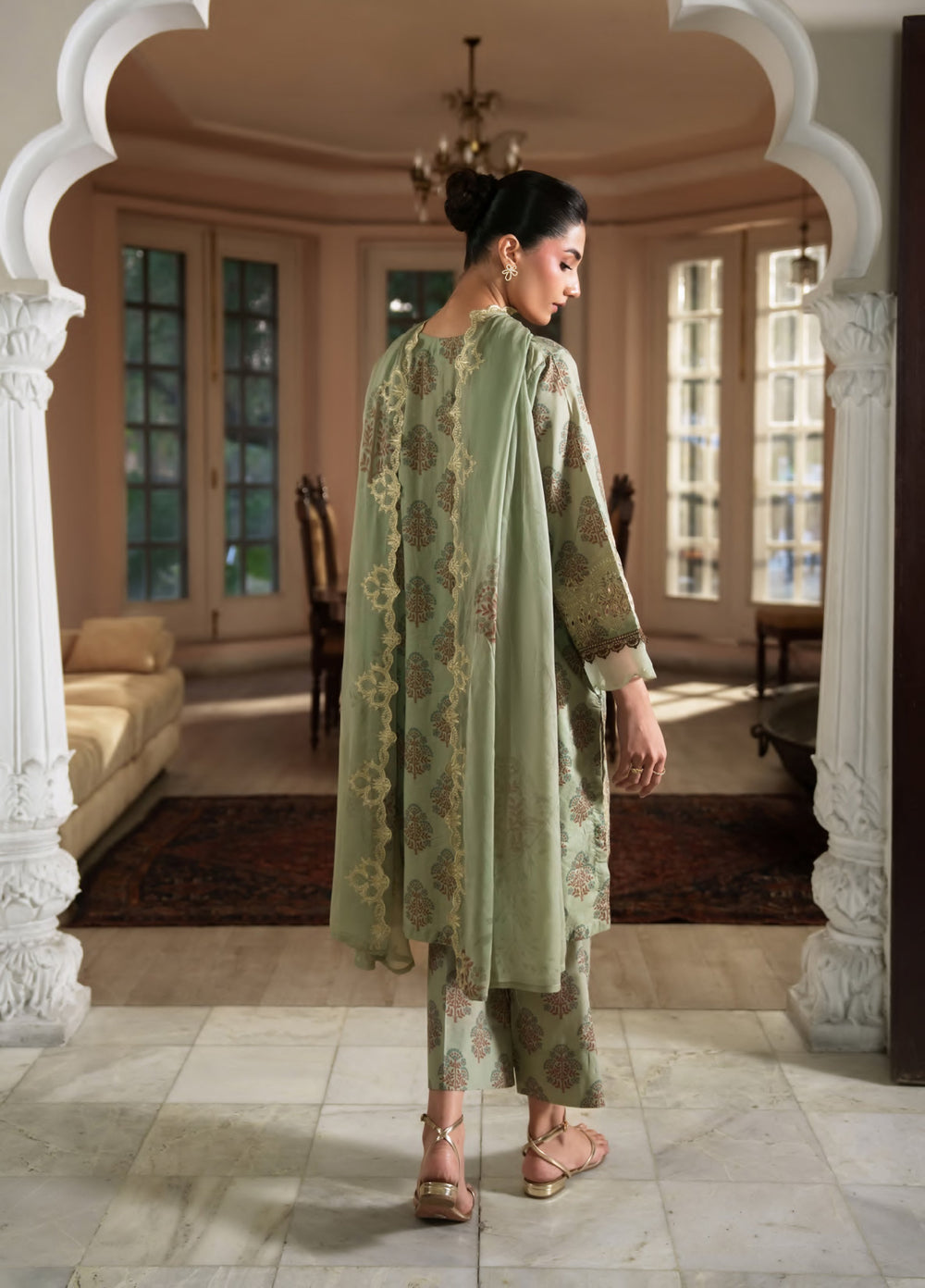 Bloom Enara by Rashid Textiles Unstitched Embroidered Lawn 3 Piece Suit RT26ULB 1009 - Casual Collection