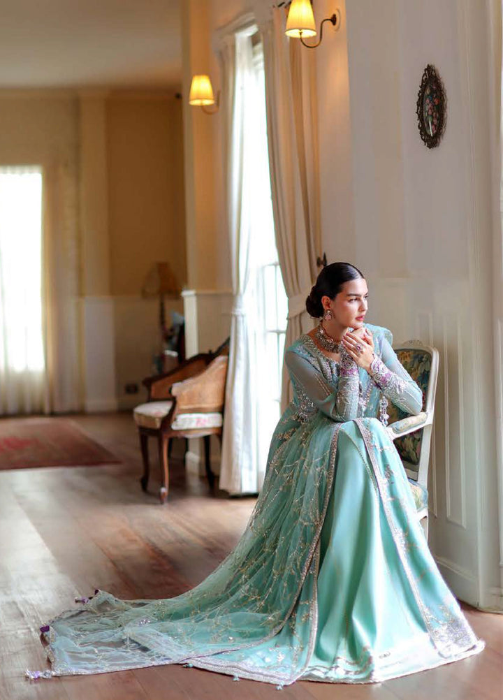 Whispers of Grace by Roheenaz Unstitched Embroidered Chiffon 3 Piece Suit RN26UWG Theodora RUNCH260205 - Wedding Collection