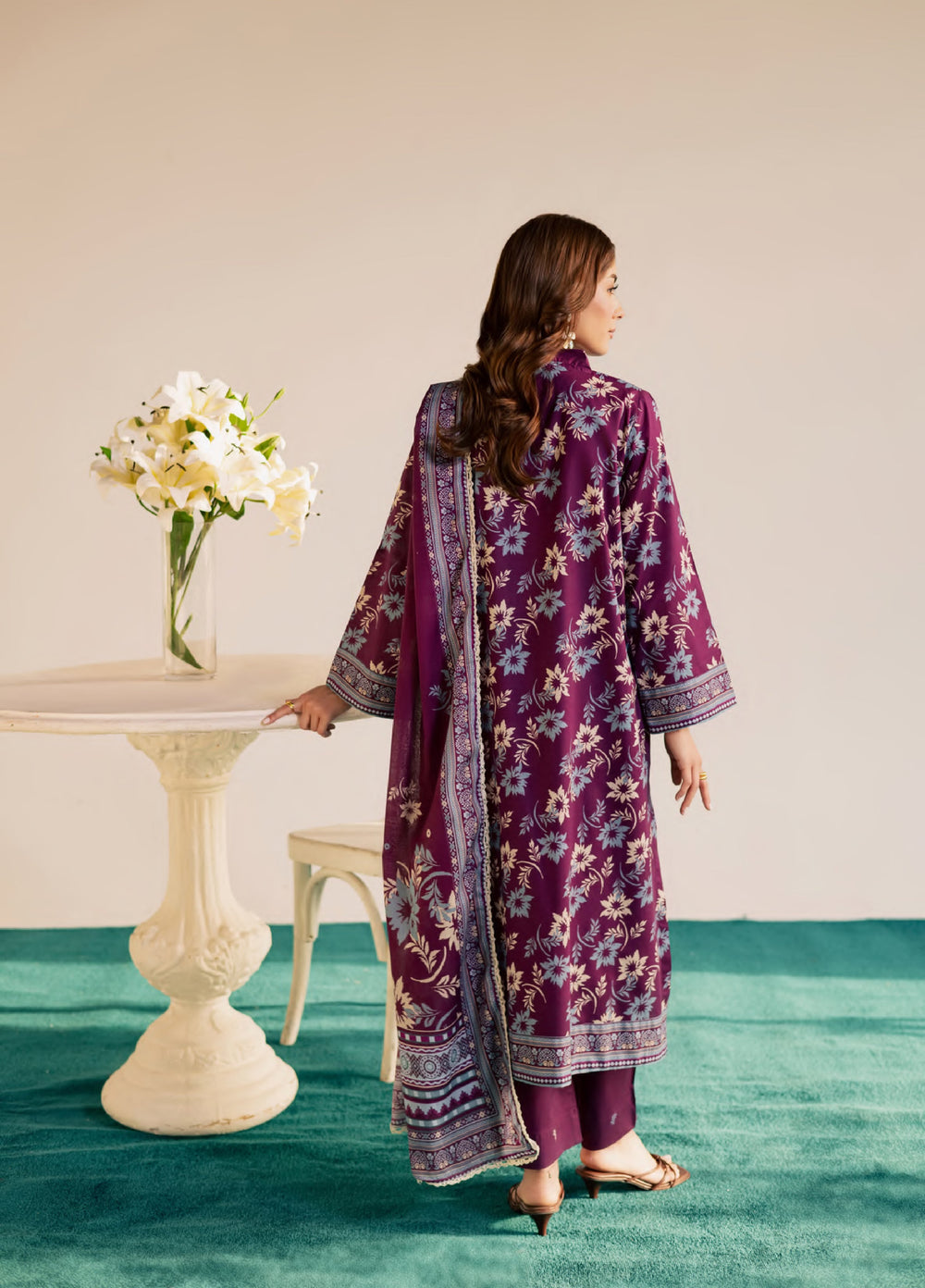 Print Diary by Rashid Textiles Unstitched Printed Lawn 3 Piece Suit RT26UPG 3780 - Casual Collection