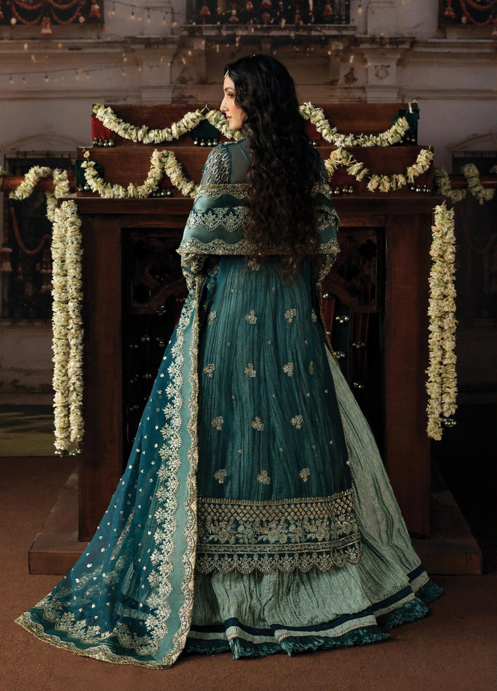 Shehnai by Afrozeh Unstitched Hand work Organza 3 Piece Suit AF26USW Suhan AFR-0155 - Wedding Collection